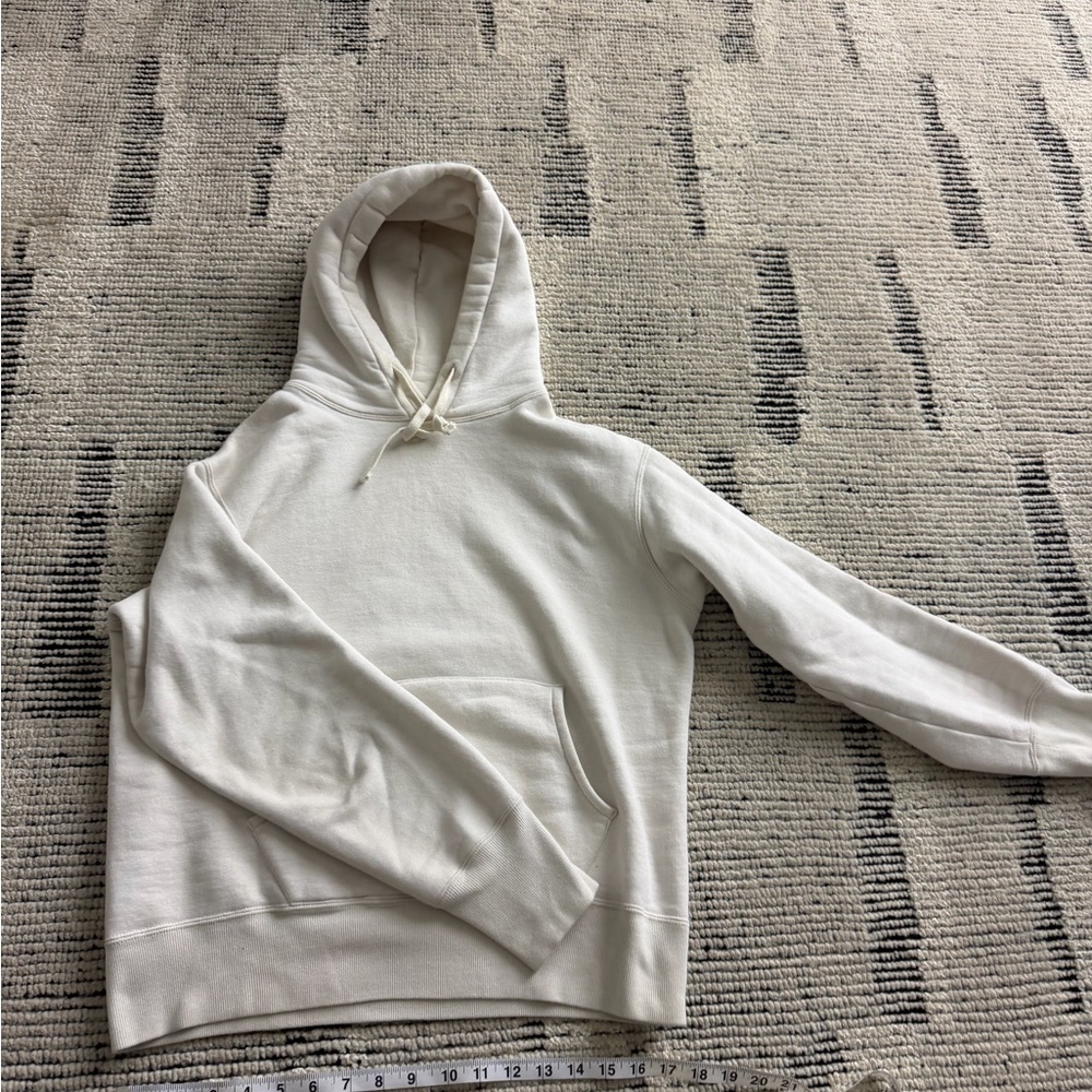 White Pullover Hoodie - Classic Cozy Hooded Sweatshirt